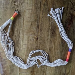 Colorful Macrame plant hangar